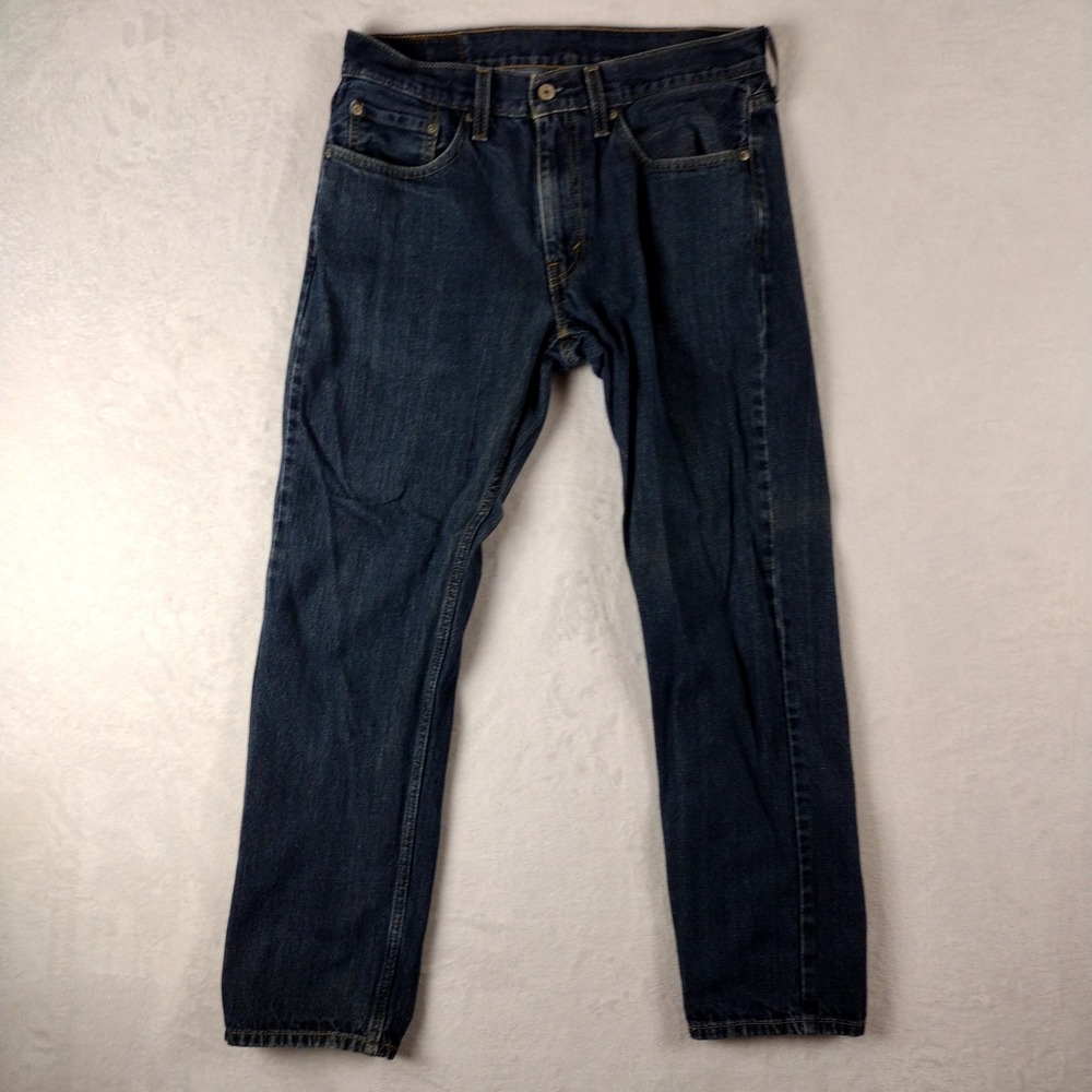 Levis 559 Relaxed Straight Jeans Mens 32x32 Dark Wash Blue Denim 00559-4010